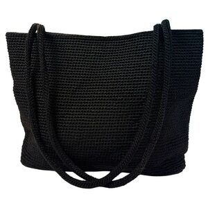 The Sak Medium Crochet Tote Bag | Black